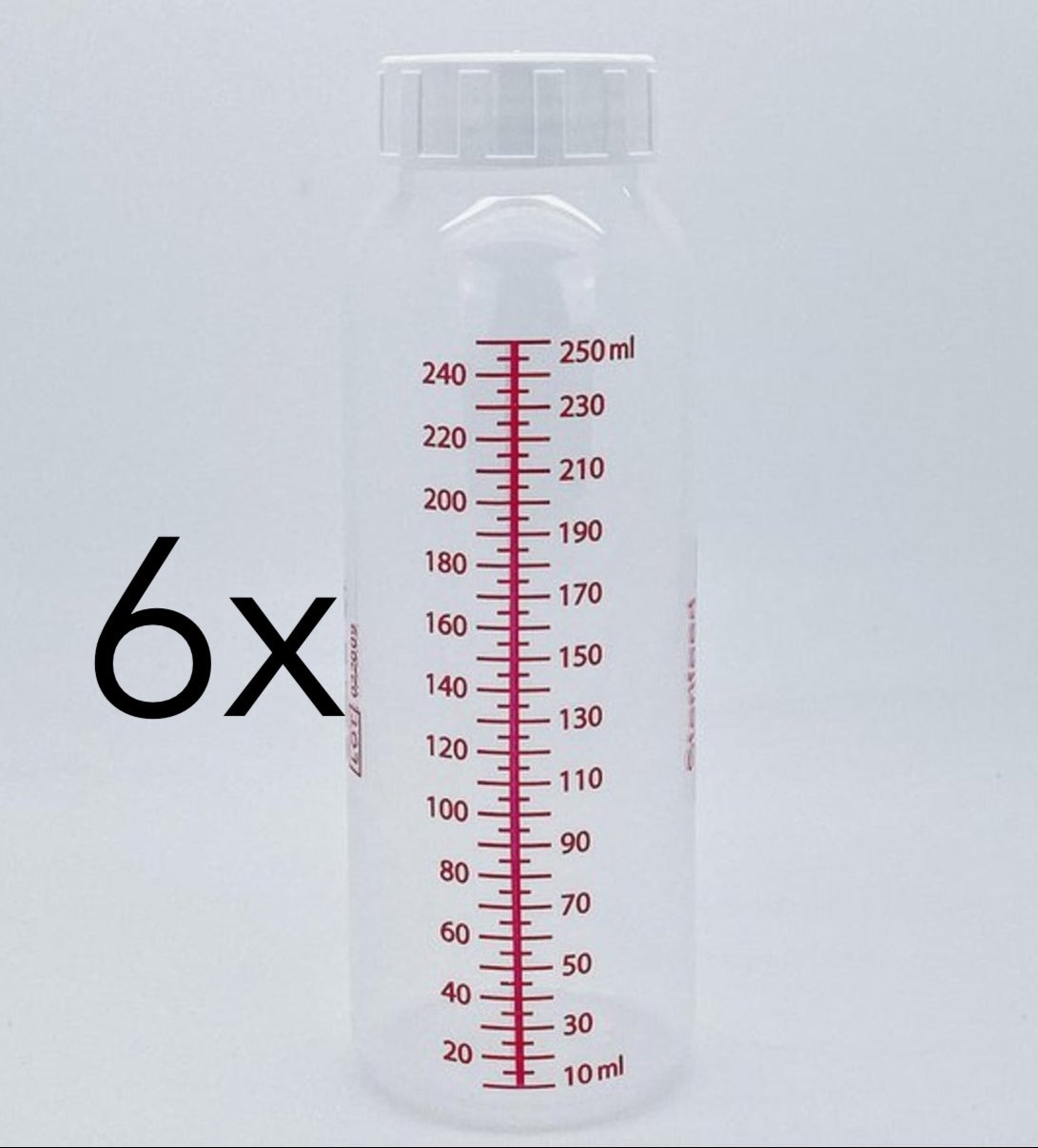 Bewaar fles (set 6x)