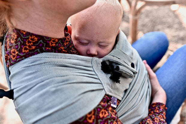 Draagdoek of draagzak huren